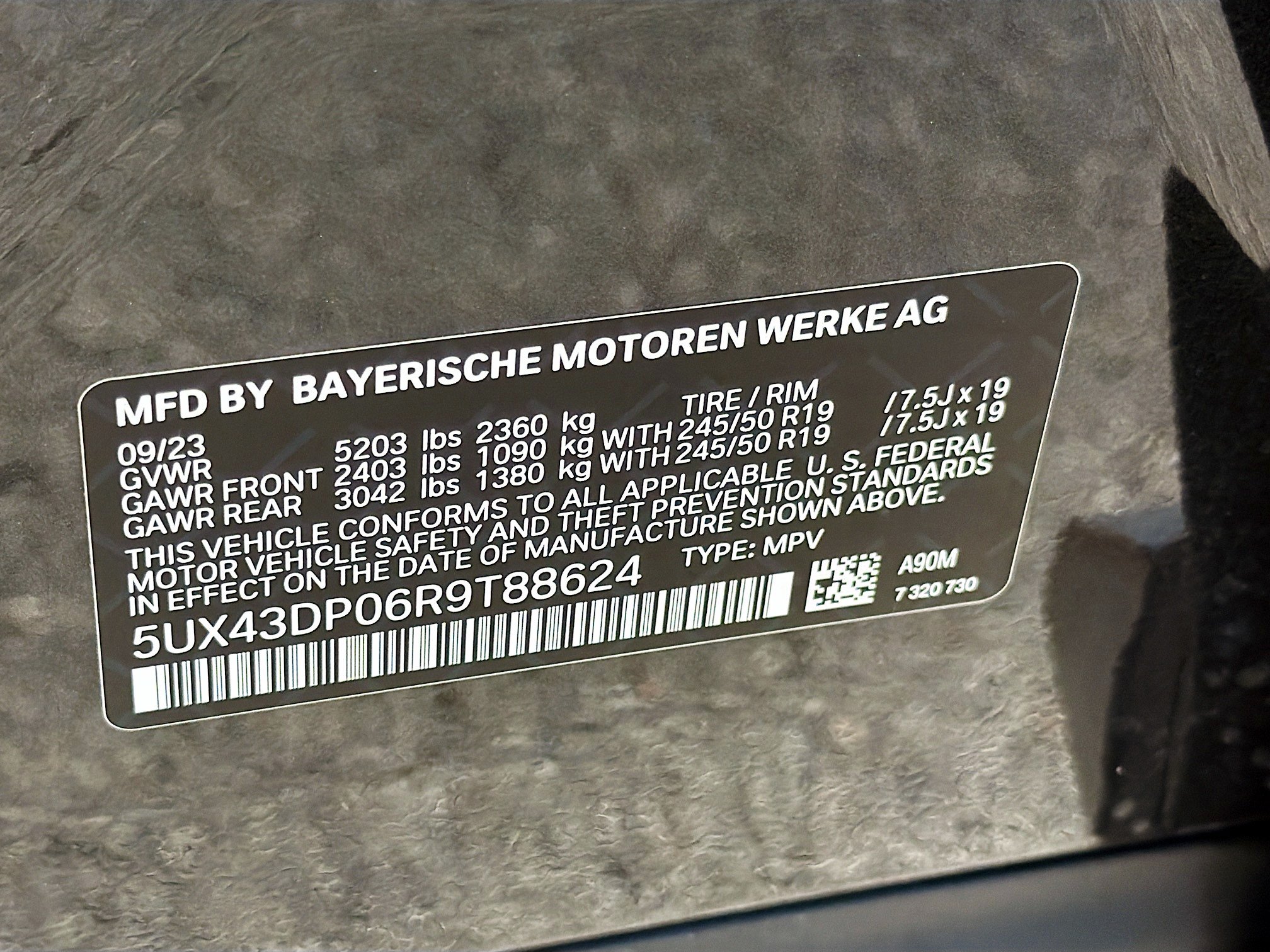 Used 2024 BMW X3 sDrive30i w/ Convenience Package RWD image 44