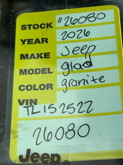 New 2026 Jeep Gladiator Sport AWD/4WD image 19