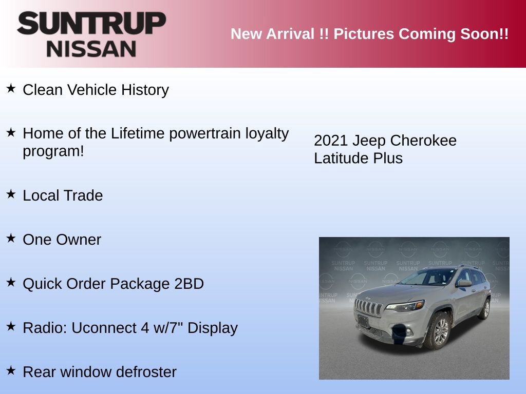 Used 2021 Jeep Cherokee Latitude Plus image 6