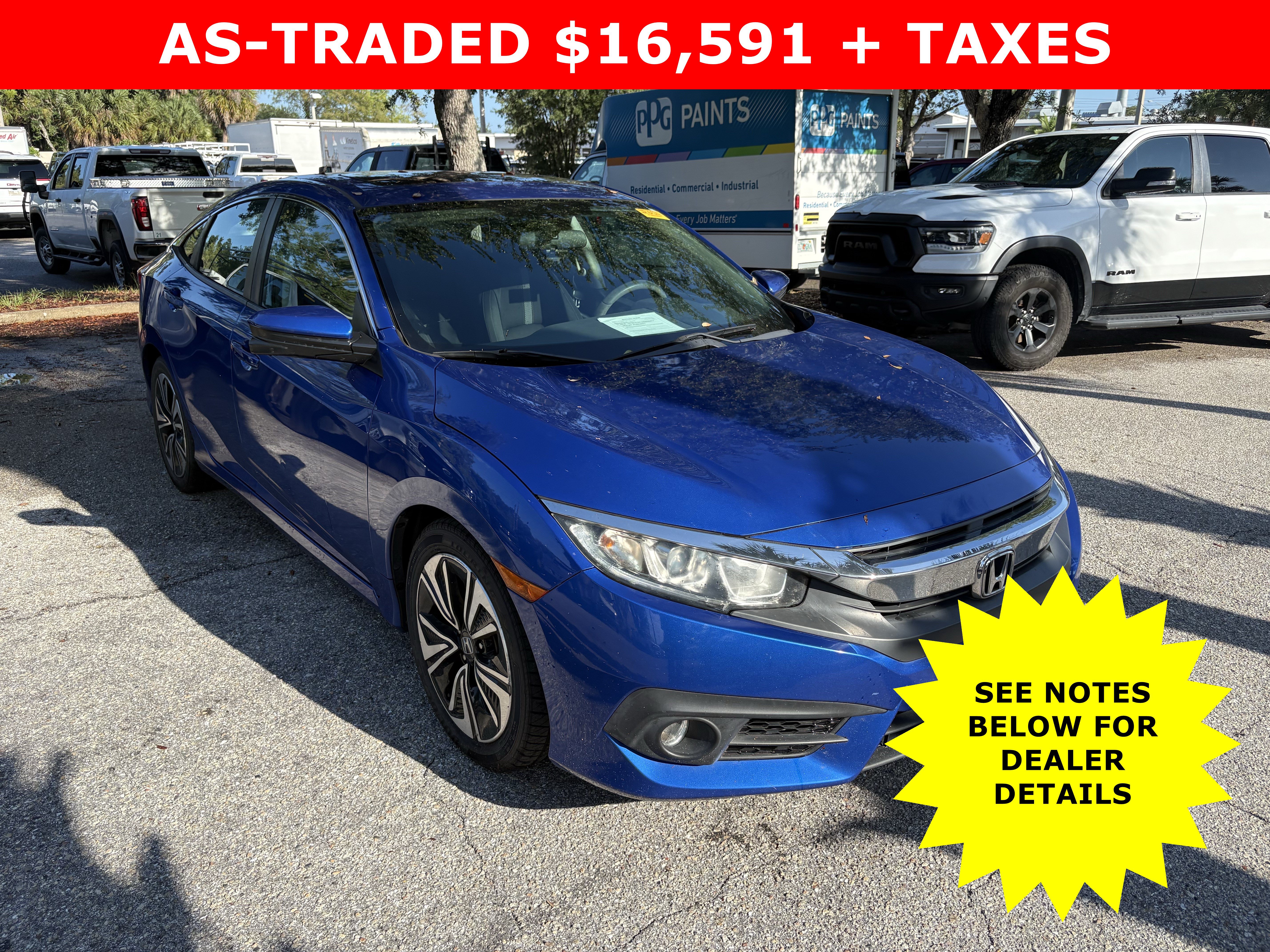 Used 2016 Honda Civic EX-T image 1