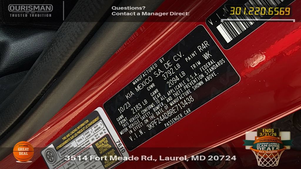 Used 2024 Kia Forte LXS image 29