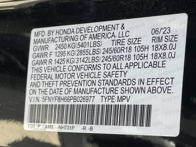 Certified 2023 Honda Passport TrailSport image 31