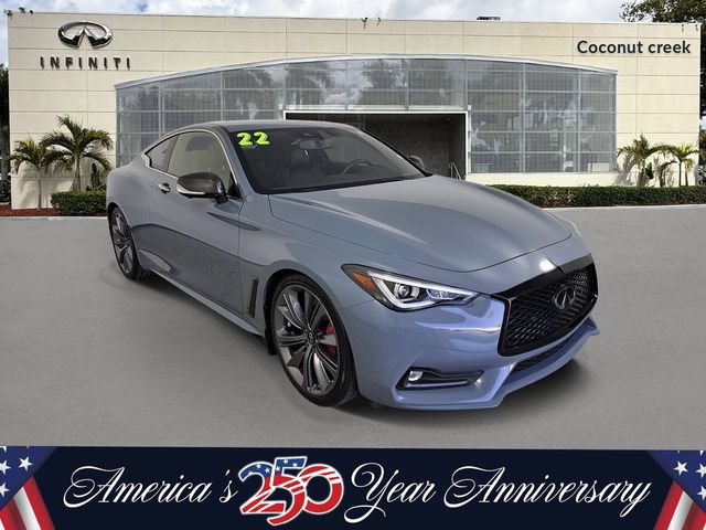 Used 2022 INFINITI Q60 Red Sport 400 w/ Carbon Fiber Package RWD 360° Tour