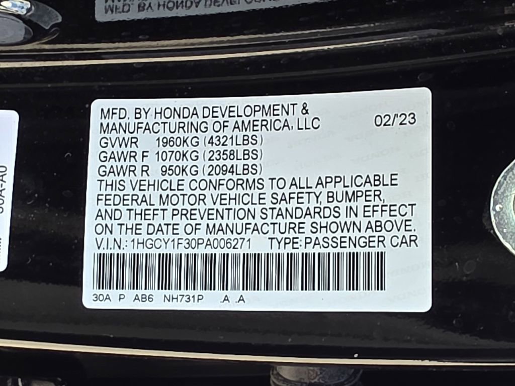 Used 2023 Honda Accord EX image 31