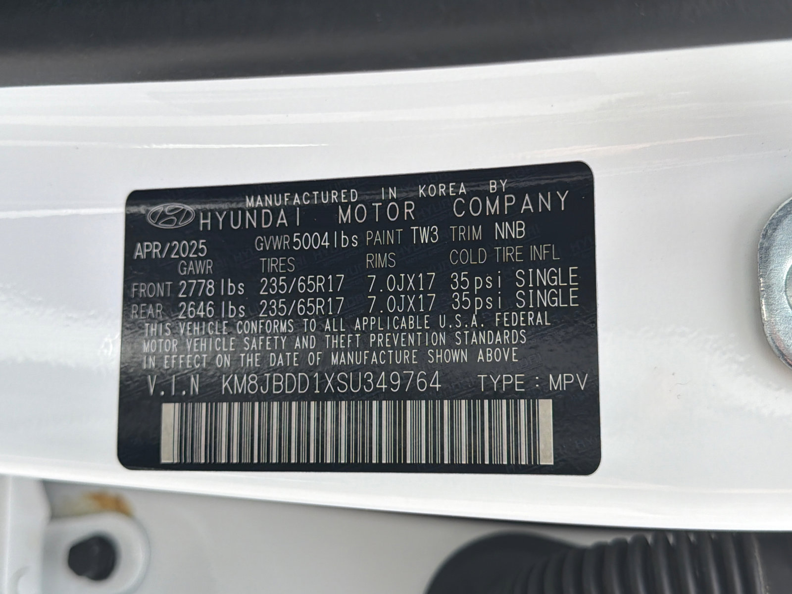 Used 2025 Hyundai Tucson Blue AWD/4WD image 33
