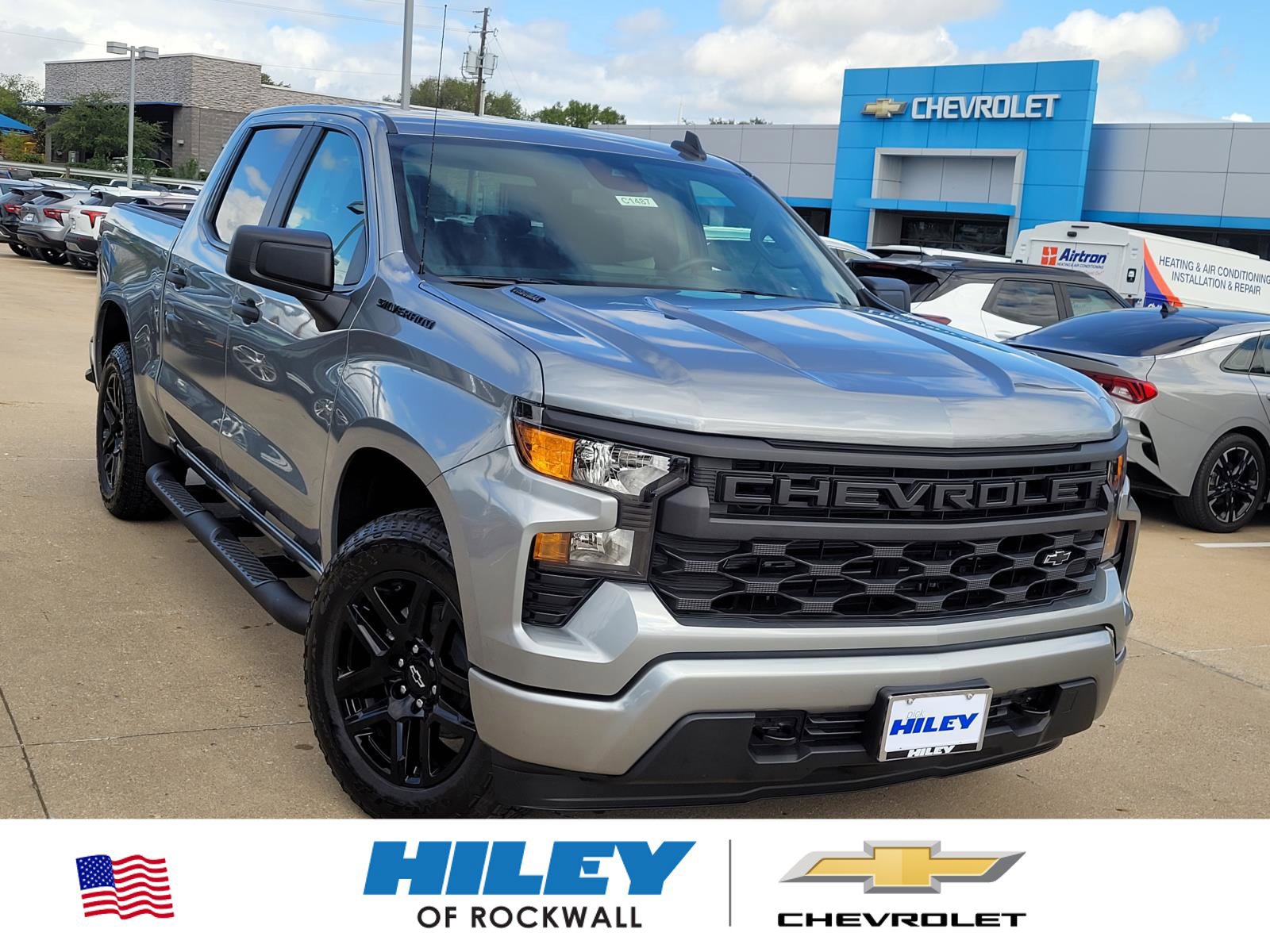 New 2026 Chevrolet Silverado 1500 Custom w/ Turbomax Blackout Package