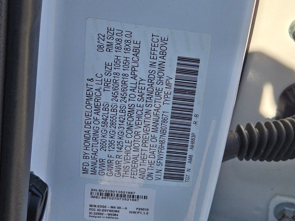 Certified 2022 Honda Pilot TrailSport image 21