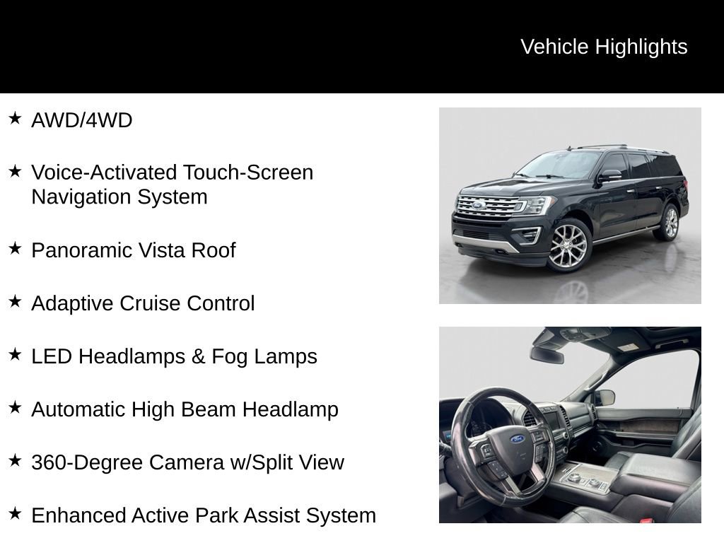 Used 2018 Ford Expedition Max Limited w/ Equipment Group 302A AWD/4WD image 21