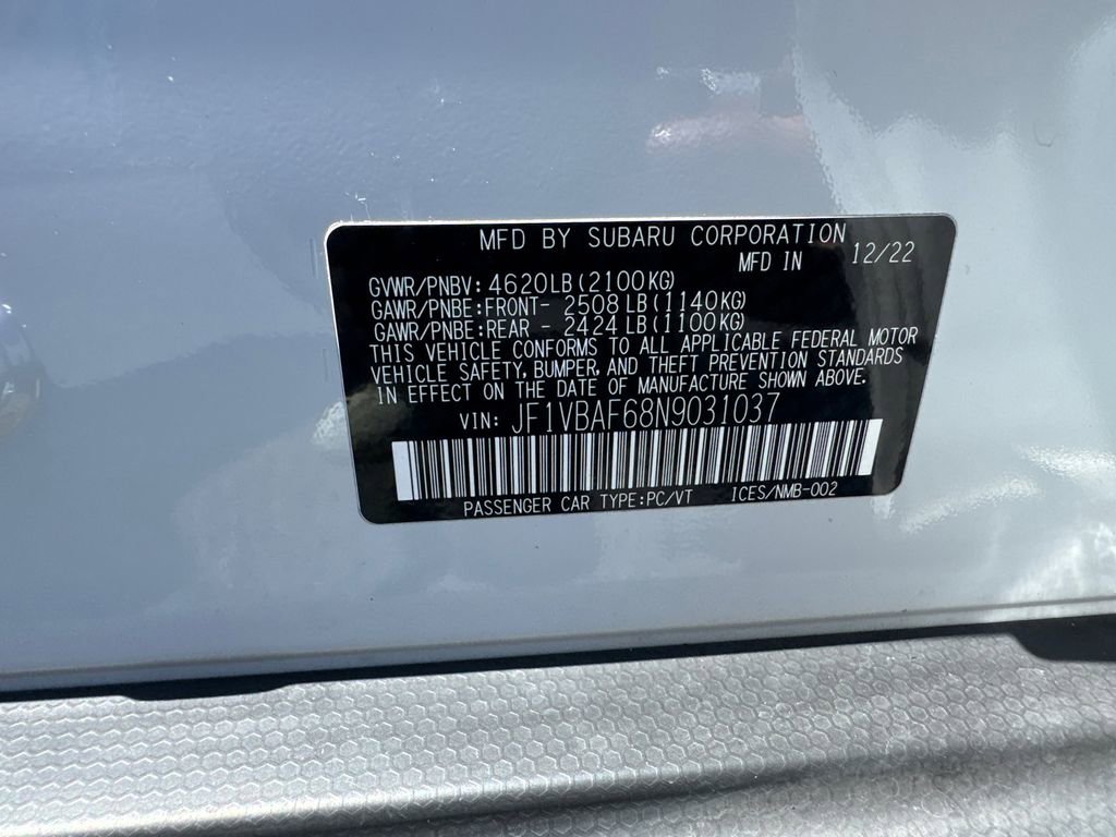 Used 2022 Subaru WRX Premium AWD/4WD image 32