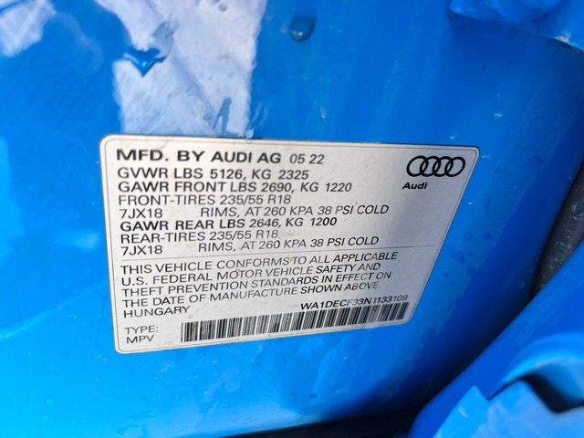 Used 2022 Audi Q3 2.0T Premium image 12
