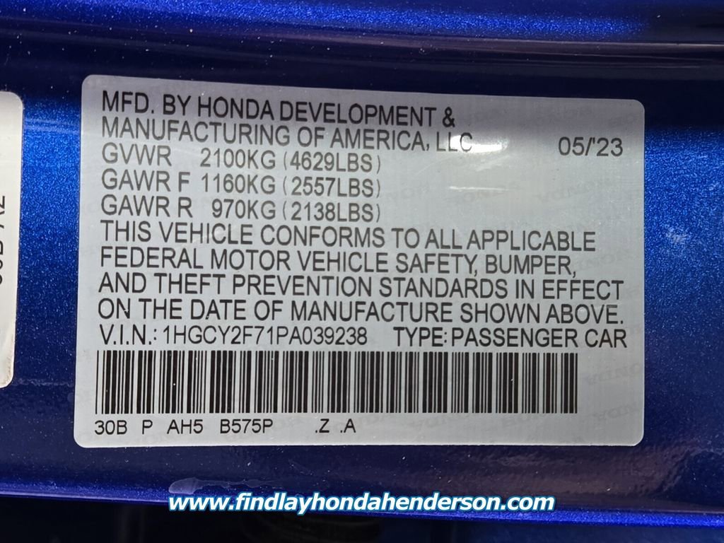 Certified 2023 Honda Accord Sport image 14