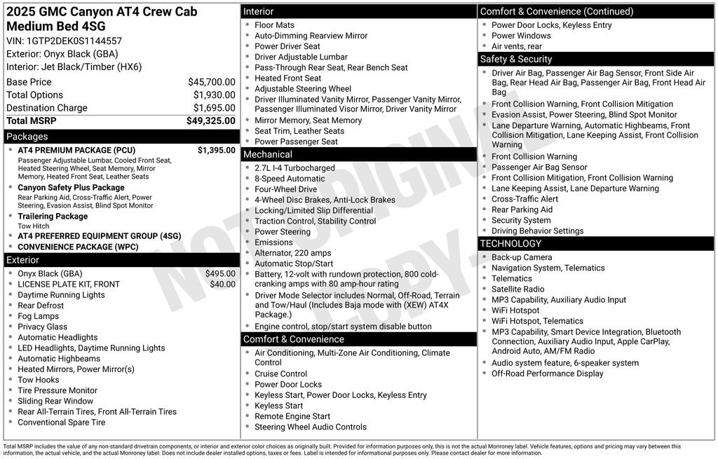 Used 2025 GMC Canyon AT4 w/ AT4 Premium Package image 28