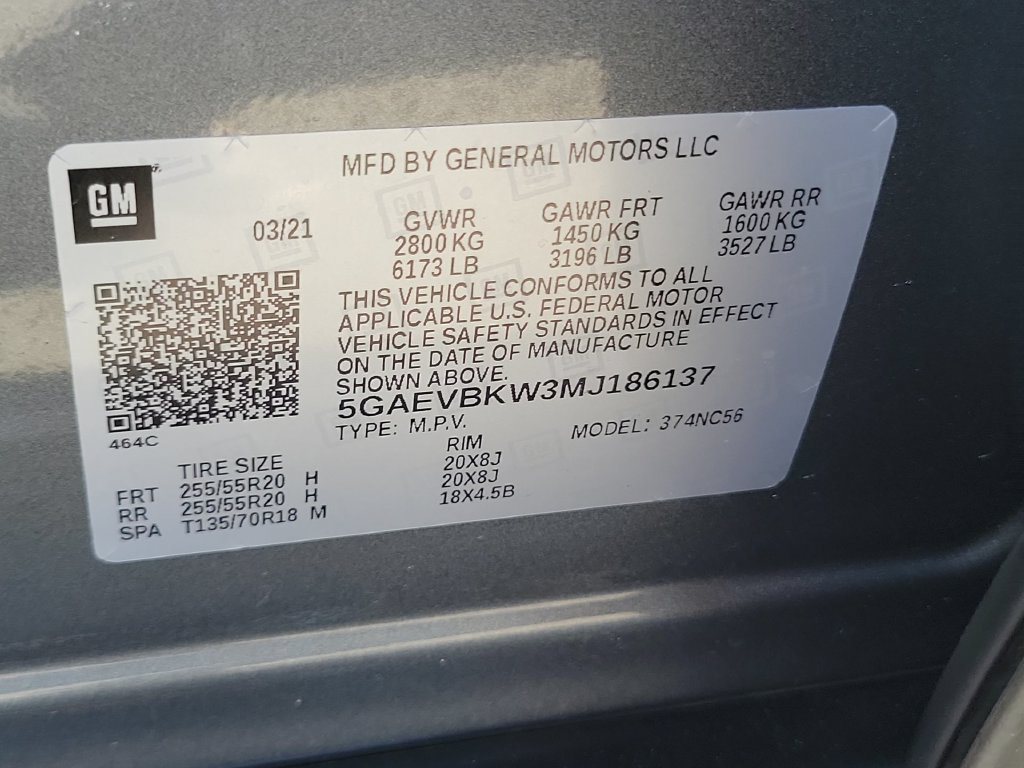 Used 2021 Buick Enclave Premium w/ Sun and Sites Package AWD/4WD image 35