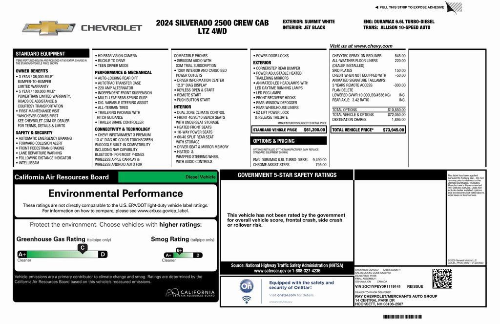 Used 2024 Chevrolet Silverado 2500 LTZ AWD/4WD image 4