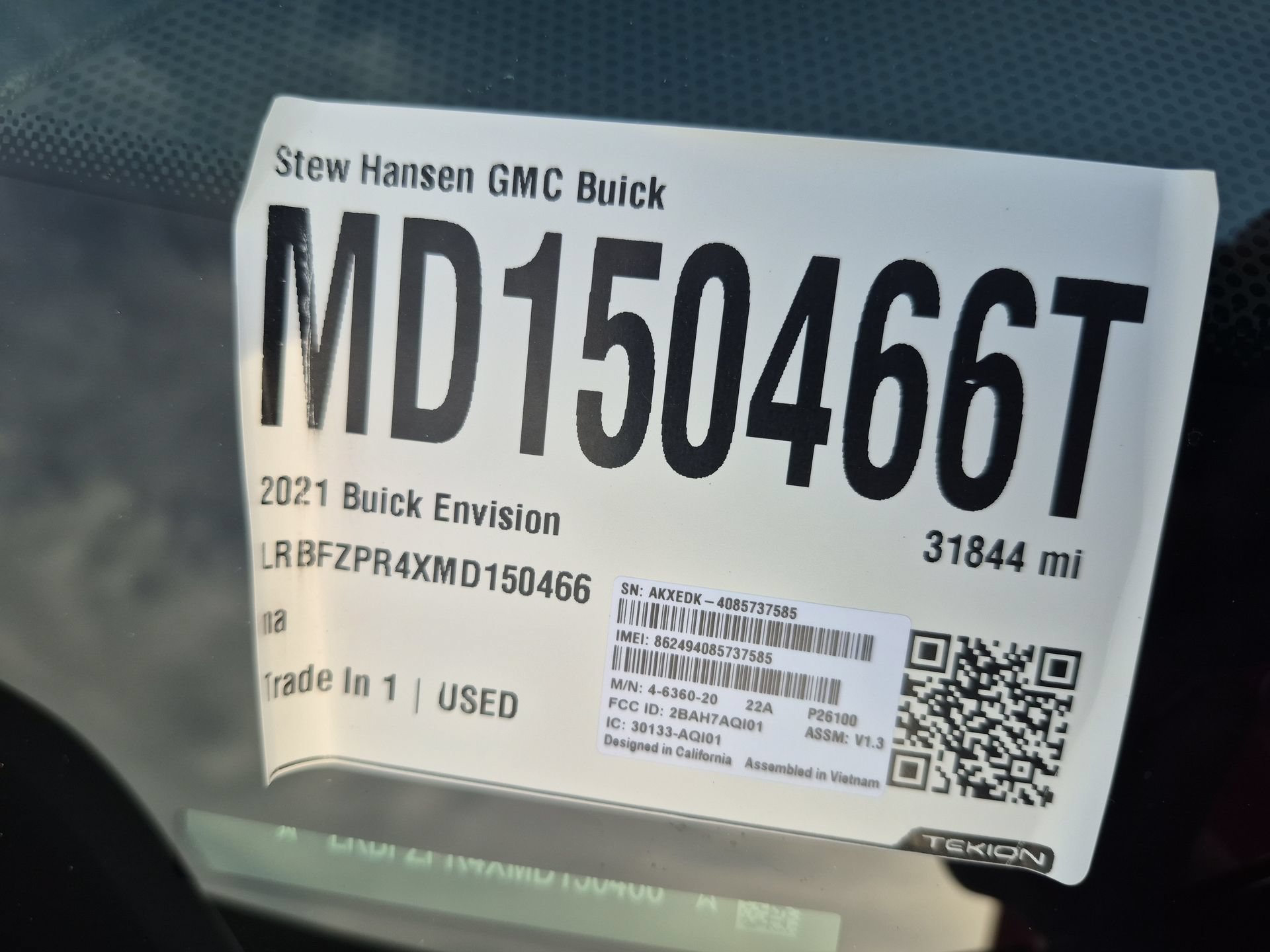 Used 2021 Buick Envision Essence w/ Technology Package I AWD/4WD image 34
