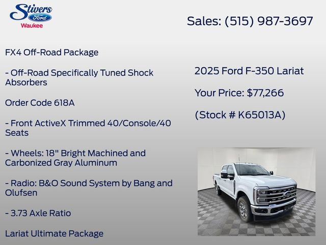 Used 2025 Ford F350 Lariat w/ Lariat Ultimate Package AWD/4WD image 16