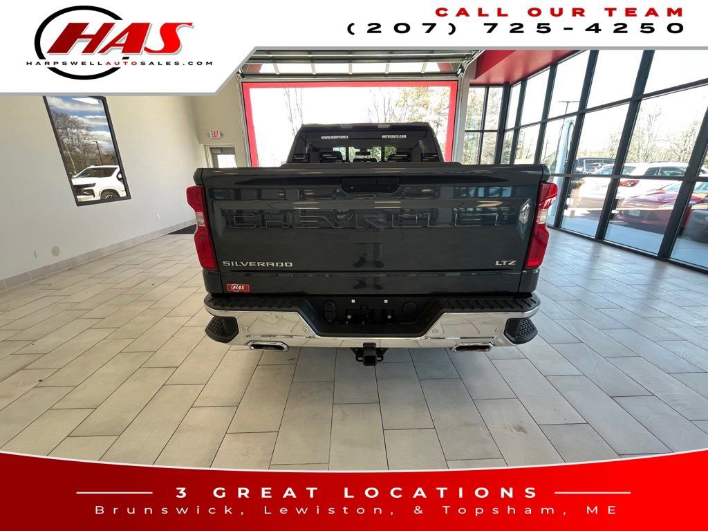 Used 2019 Chevrolet Silverado 1500 LTZ w/ LTZ Premium Package AWD/4WD image 3