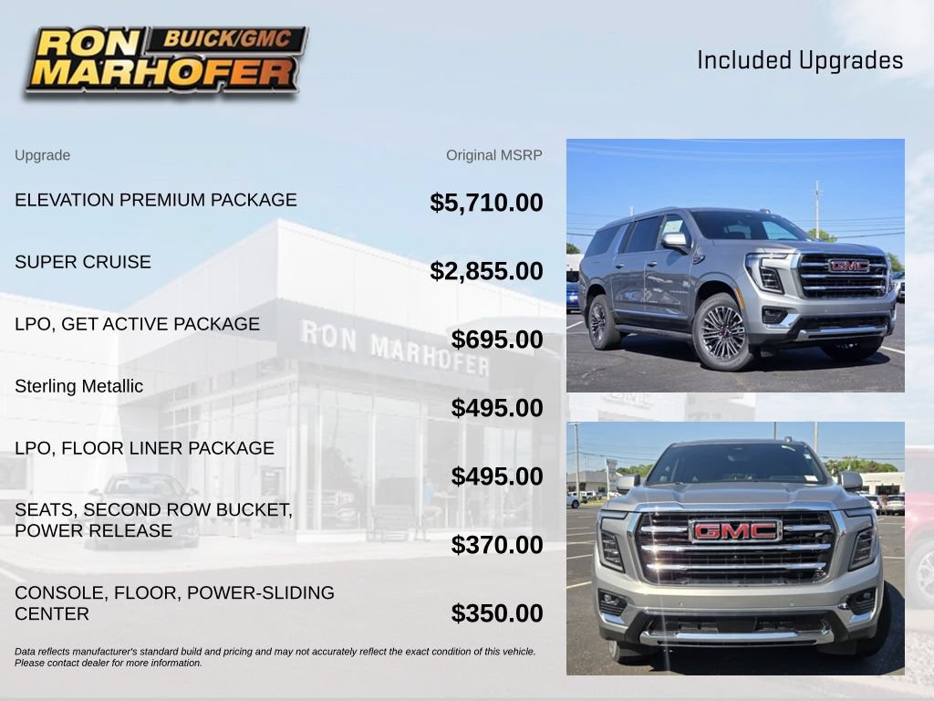 New 2026 GMC Yukon XL Elevation w/ Elevation Premium Package AWD/4WD image 7