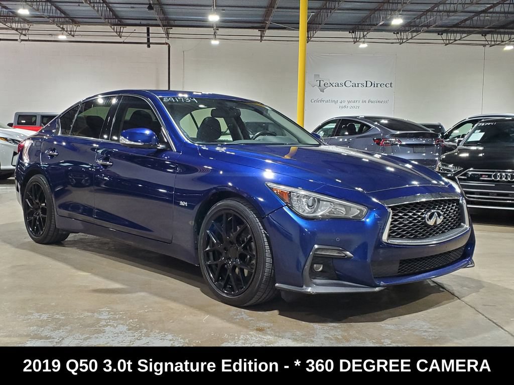 Used 2019 INFINITI Q50 Signature Edition AWD/4WD image 3