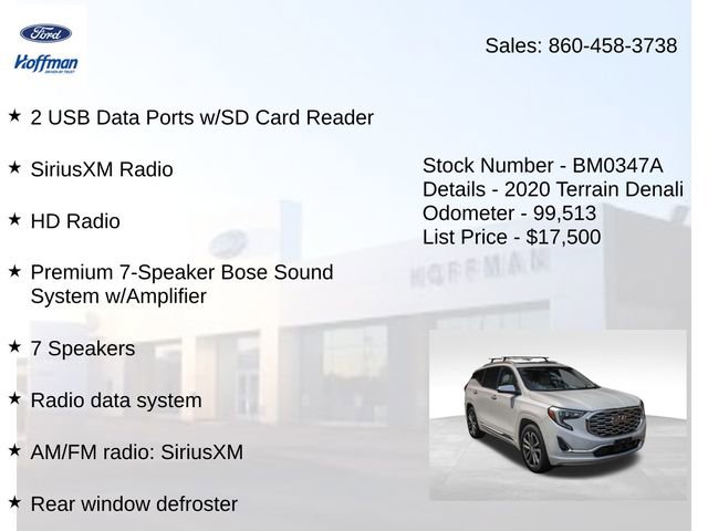 Used 2020 GMC Terrain Denali w/ Denali Premium Package image 15