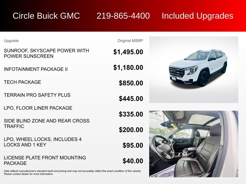 Used 2023 GMC Terrain AT4 w/ Infotainment Package II AWD/4WD image 3