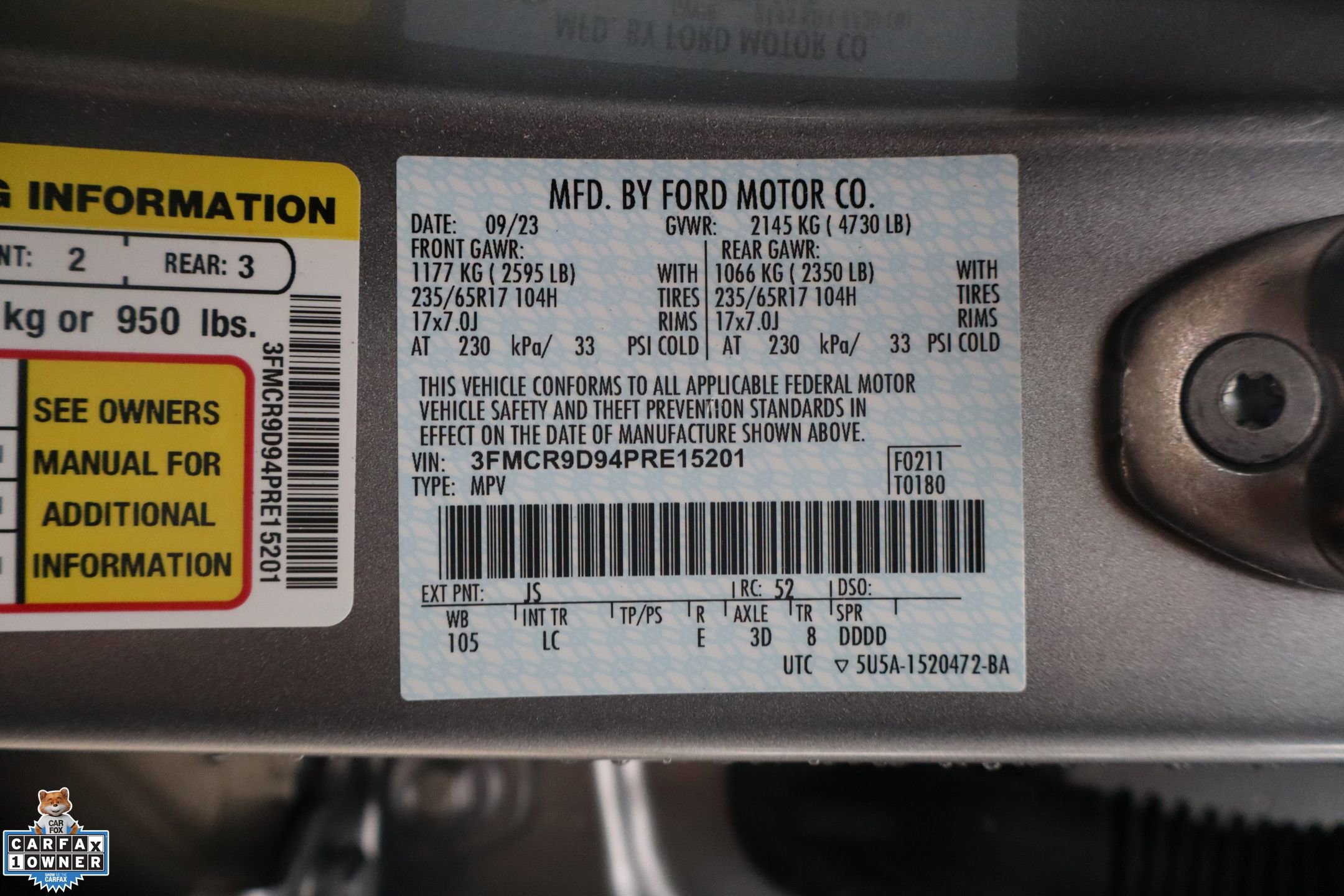 Used 2023 Ford Bronco Sport Badlands AWD/4WD image 30