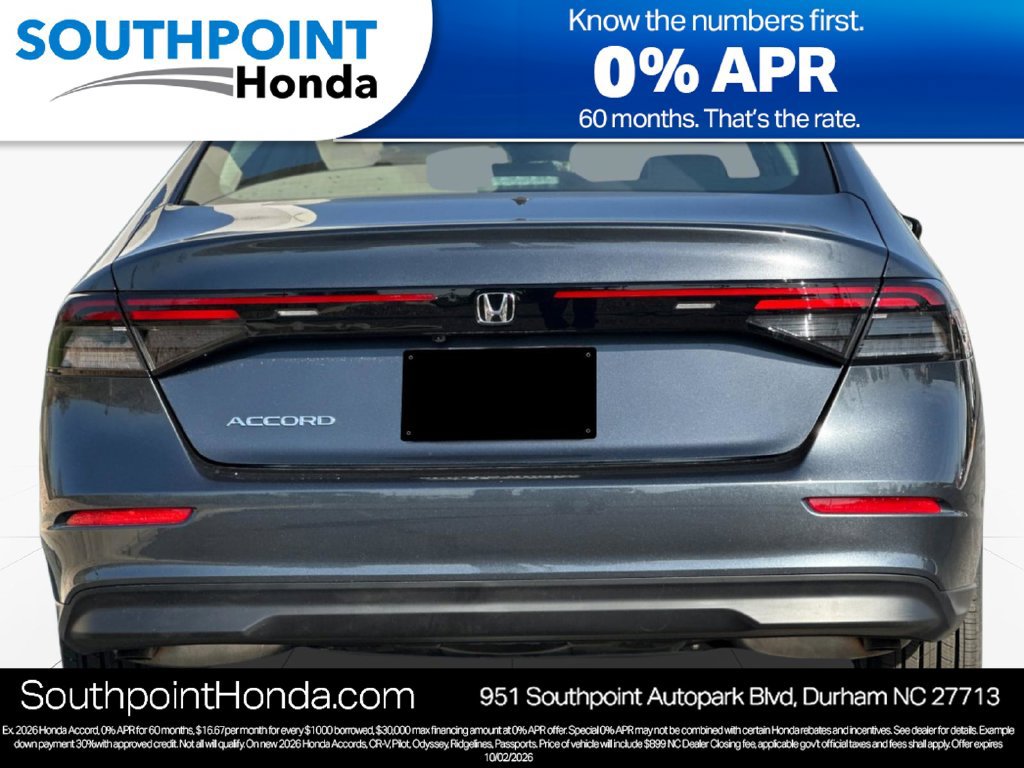 New 2026 Honda Accord LX image 5