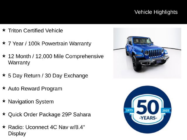 Used 2023 Jeep Wrangler Unlimited Sahara AWD/4WD image 8
