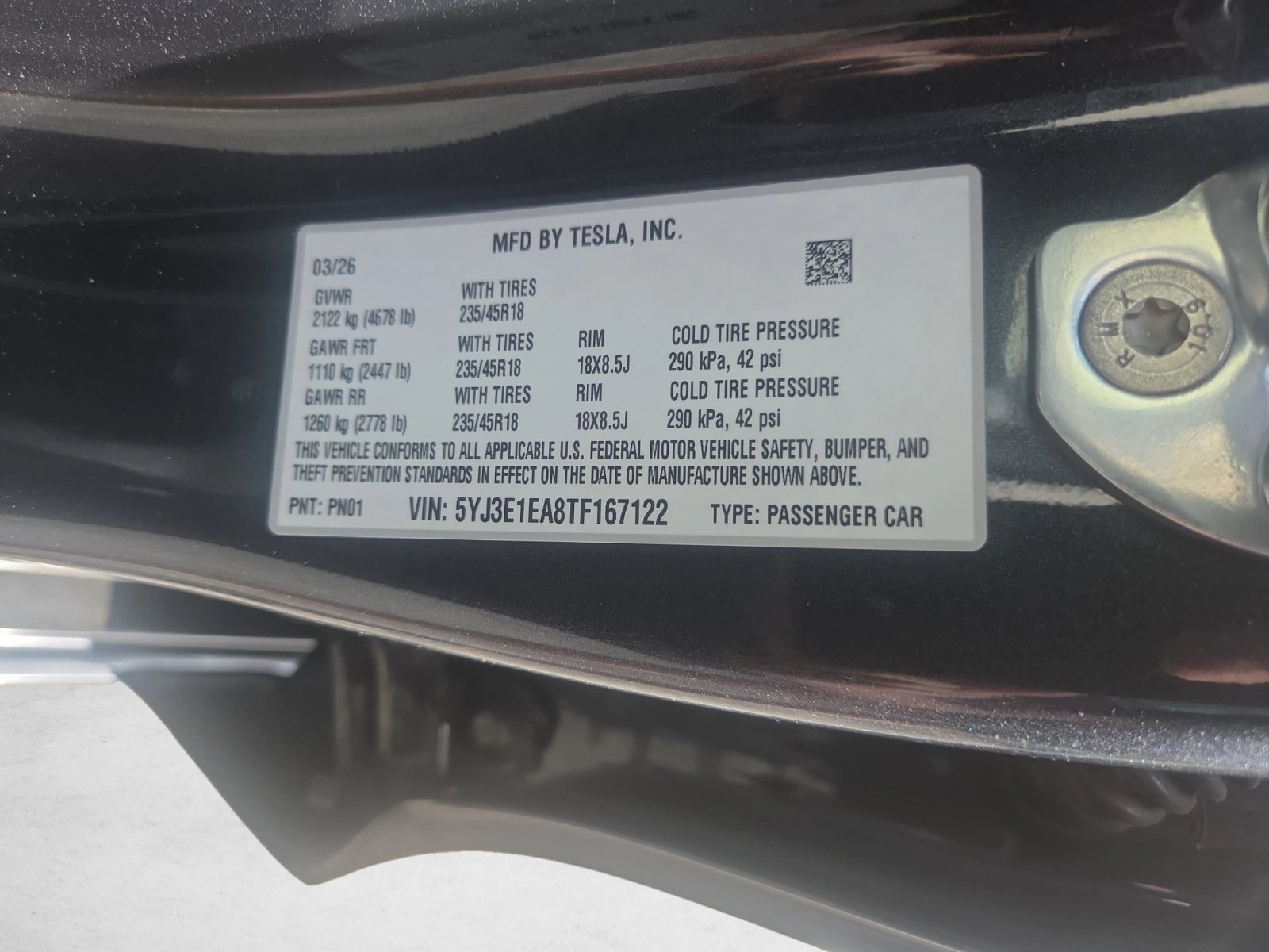 Used 2026 Tesla Model 3 RWD image 13