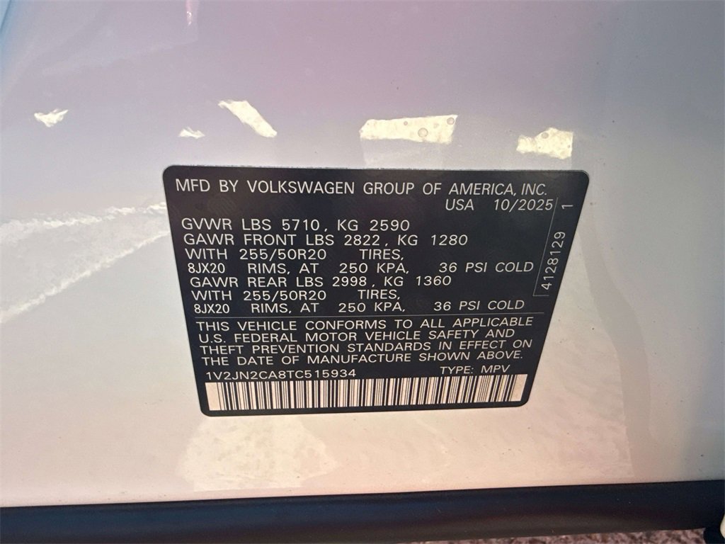 New 2026 Volkswagen Atlas SE image 29