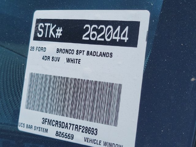New 2026 Ford Bronco Sport Badlands w/ Badlands Tech Package AWD/4WD image 28