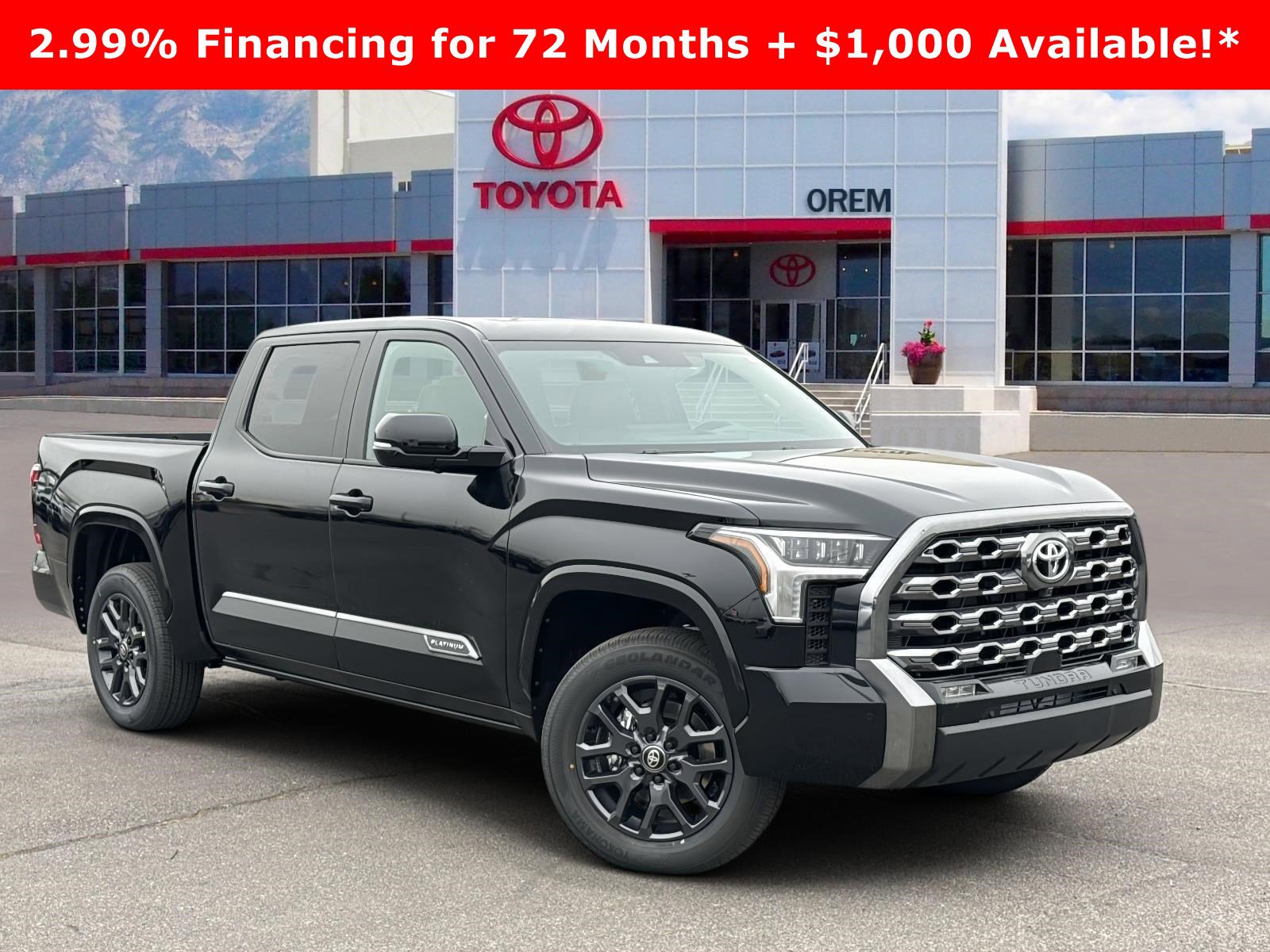 New 2026 Toyota Tundra Platinum