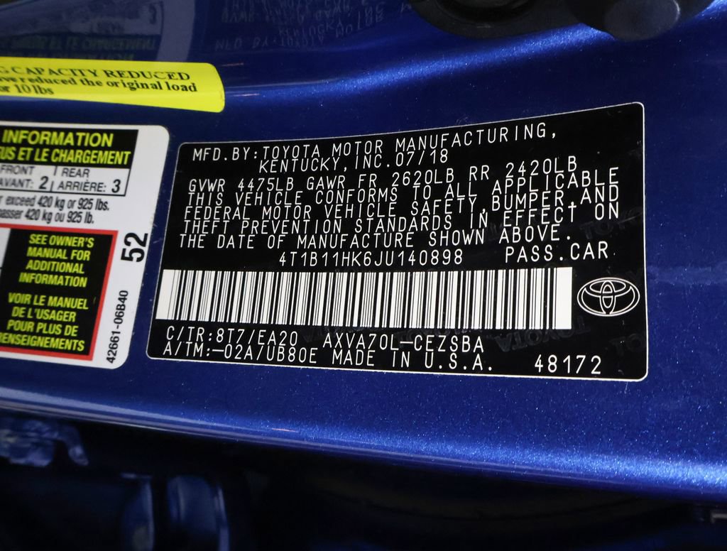 Used 2018 Toyota Camry SE image 11