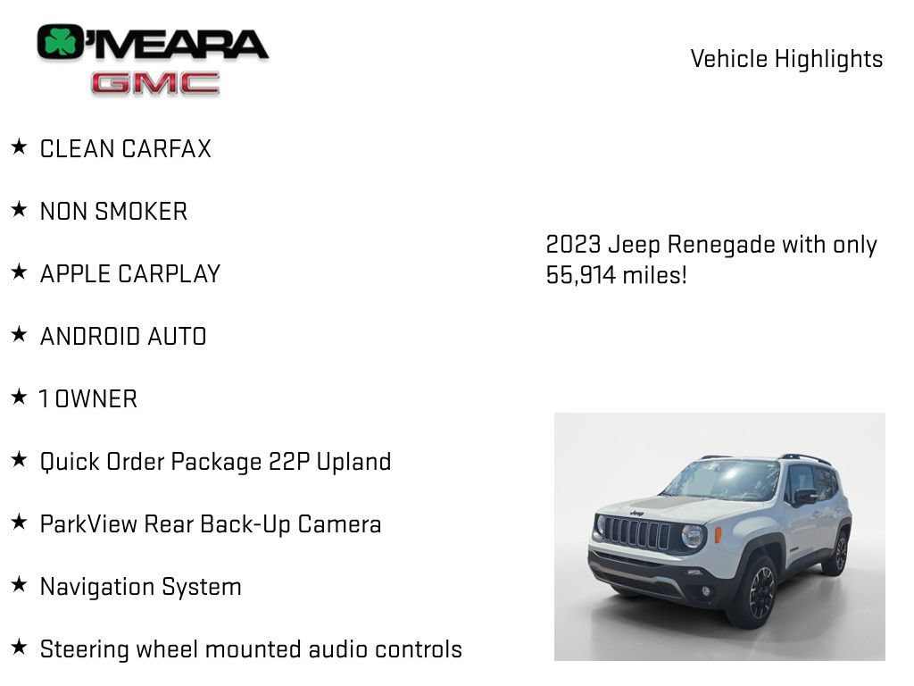 Used 2023 Jeep Renegade Latitude AWD/4WD image 7