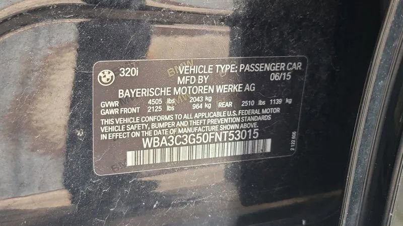 Used 2015 BMW 320i xDrive Sedan AWD/4WD image 10