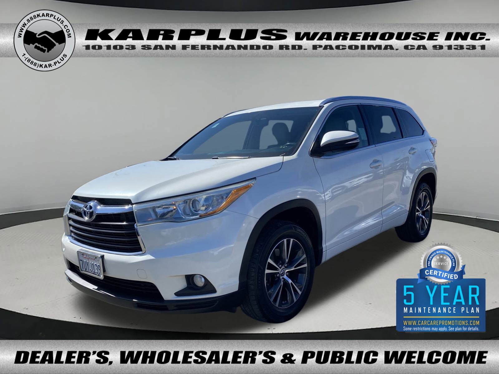 Used 2016 Toyota Highlander XLE