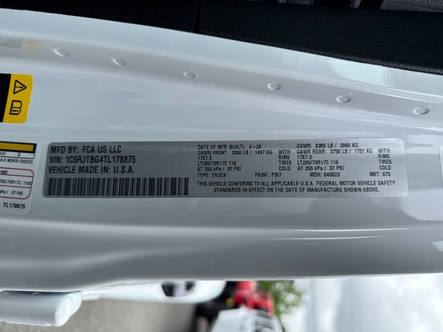 New 2026 Jeep Gladiator Mojave AWD/4WD image 16