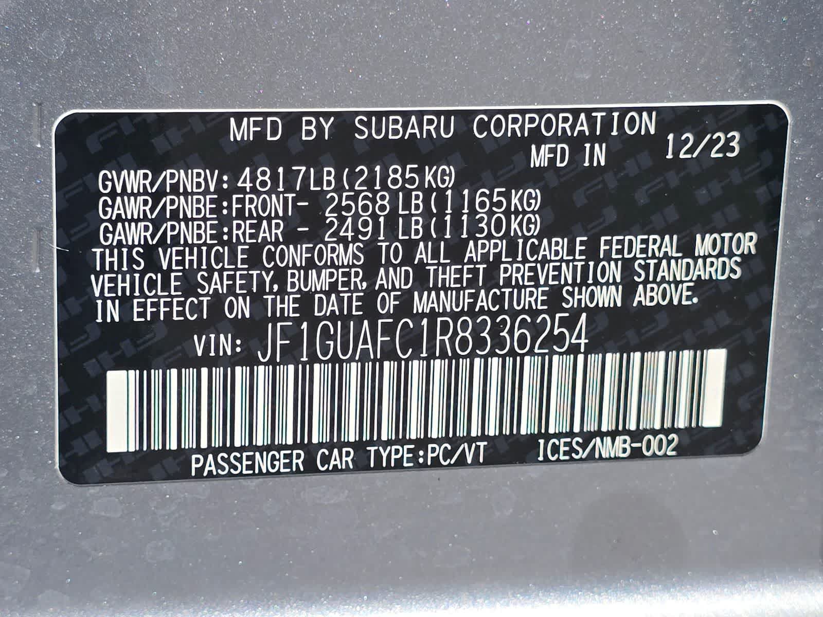 Certified 2024 Subaru Impreza 2.0i Sport AWD/4WD image 31