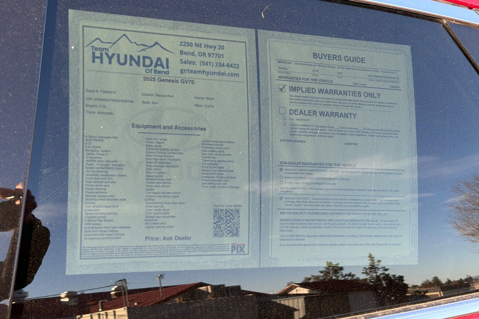 Used 2025 Genesis GV70 2.5T image 43