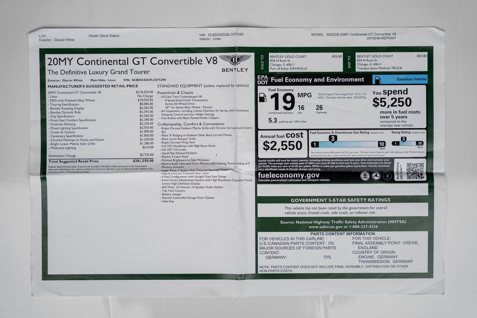 Used 2020 Bentley Continental GT image 78