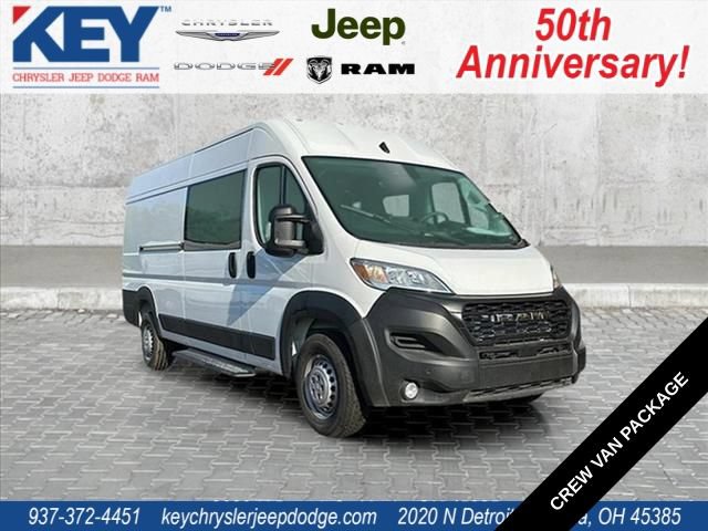 New 2025 RAM ProMaster 3500 w/ Crew Van Package