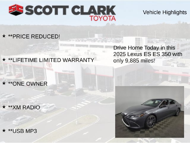 Used 2025 Lexus ES 350 w/ Premium Package FWD image 13