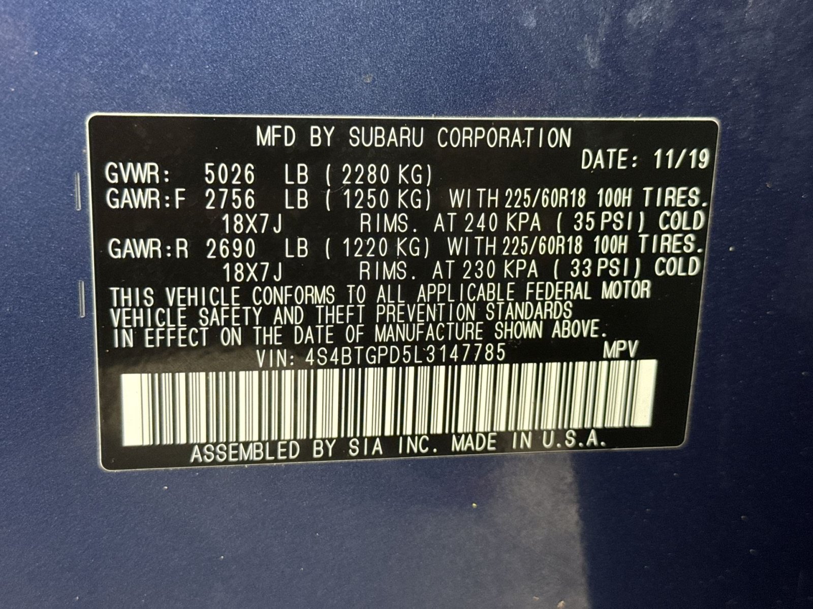 Used 2020 Subaru Outback Touring XT AWD/4WD image 42