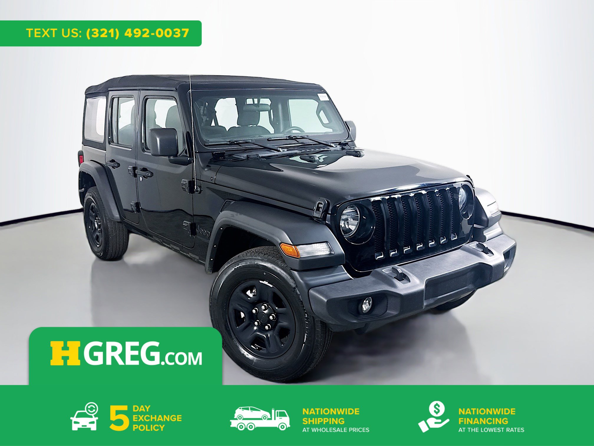 Used 2022 Jeep Wrangler Unlimited Sport image 1