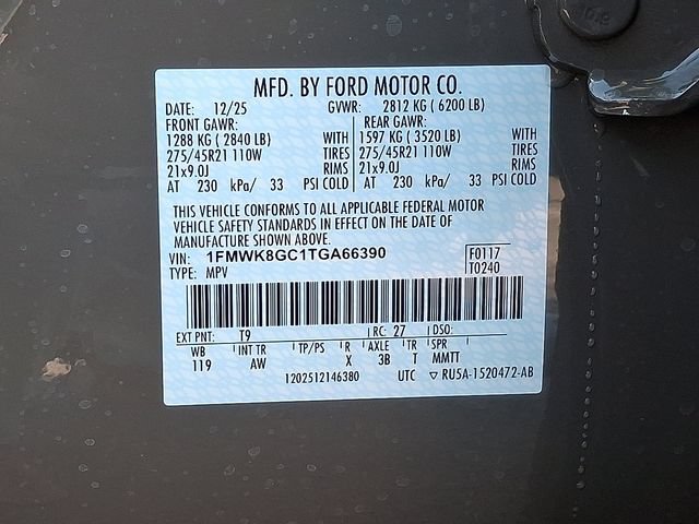 New 2026 Ford Explorer ST w/ Sun And Sound Package AWD/4WD image 19