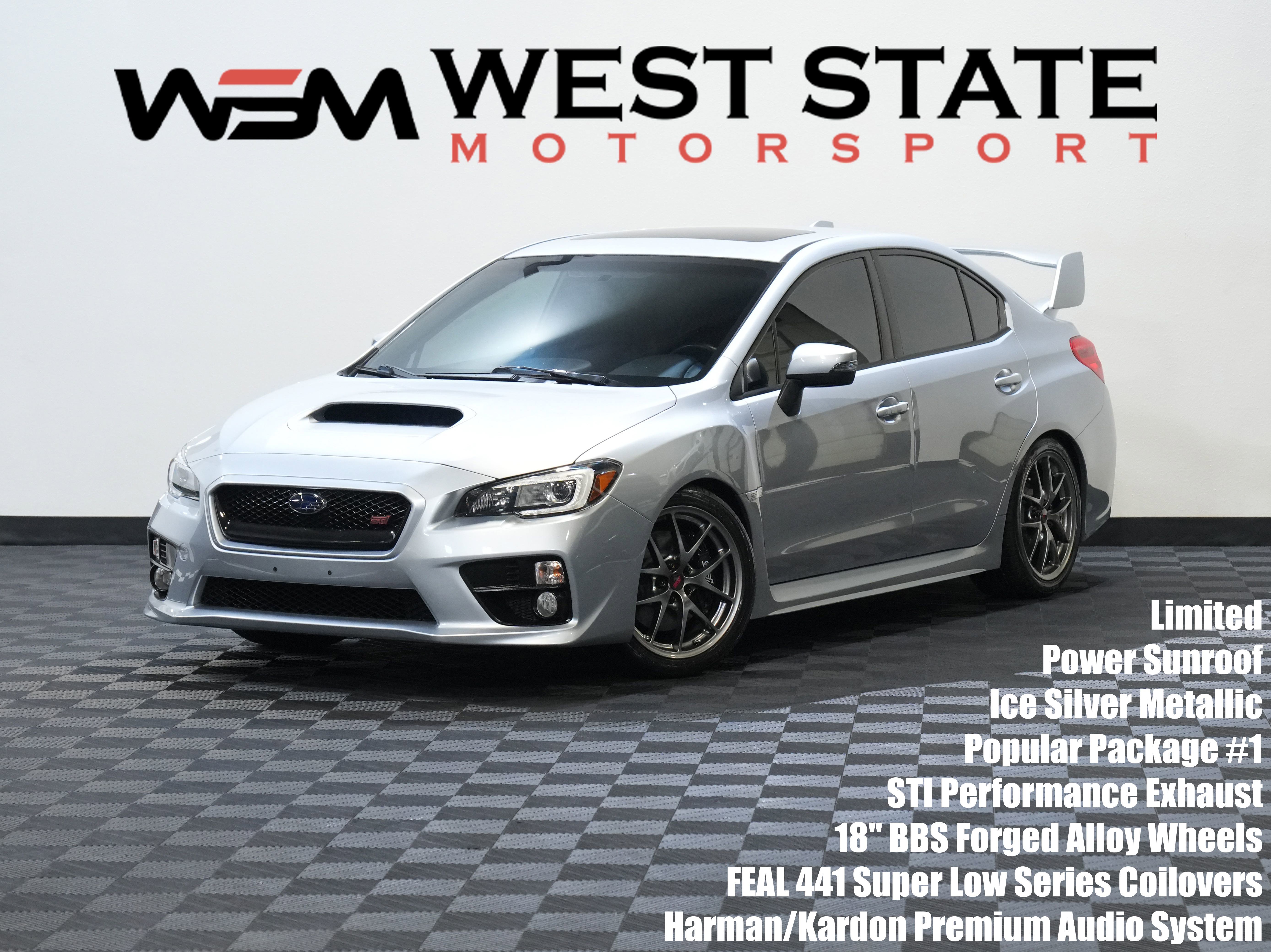 Used 2017 Subaru WRX STI Limited w/ Popular Package #1 AWD/4WD image 1