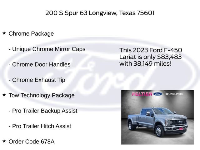 Certified 2023 Ford F450 Lariat w/ Lariat Ultimate Package image 5