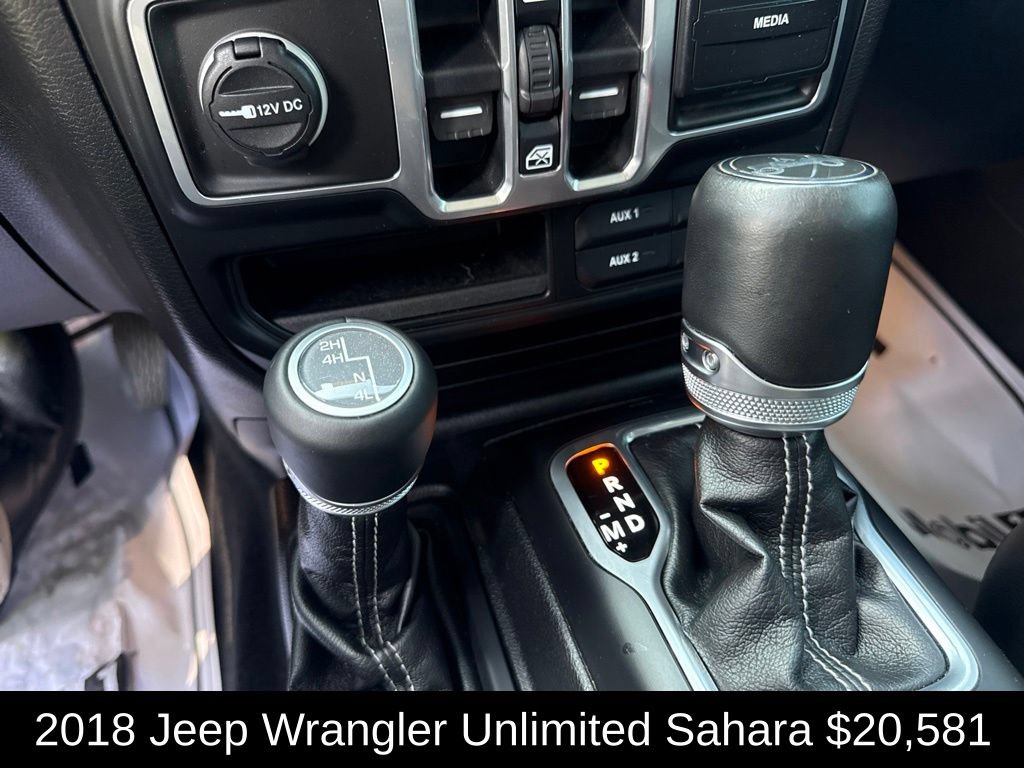 Used 2018 Jeep Wrangler Unlimited Sahara AWD/4WD image 29