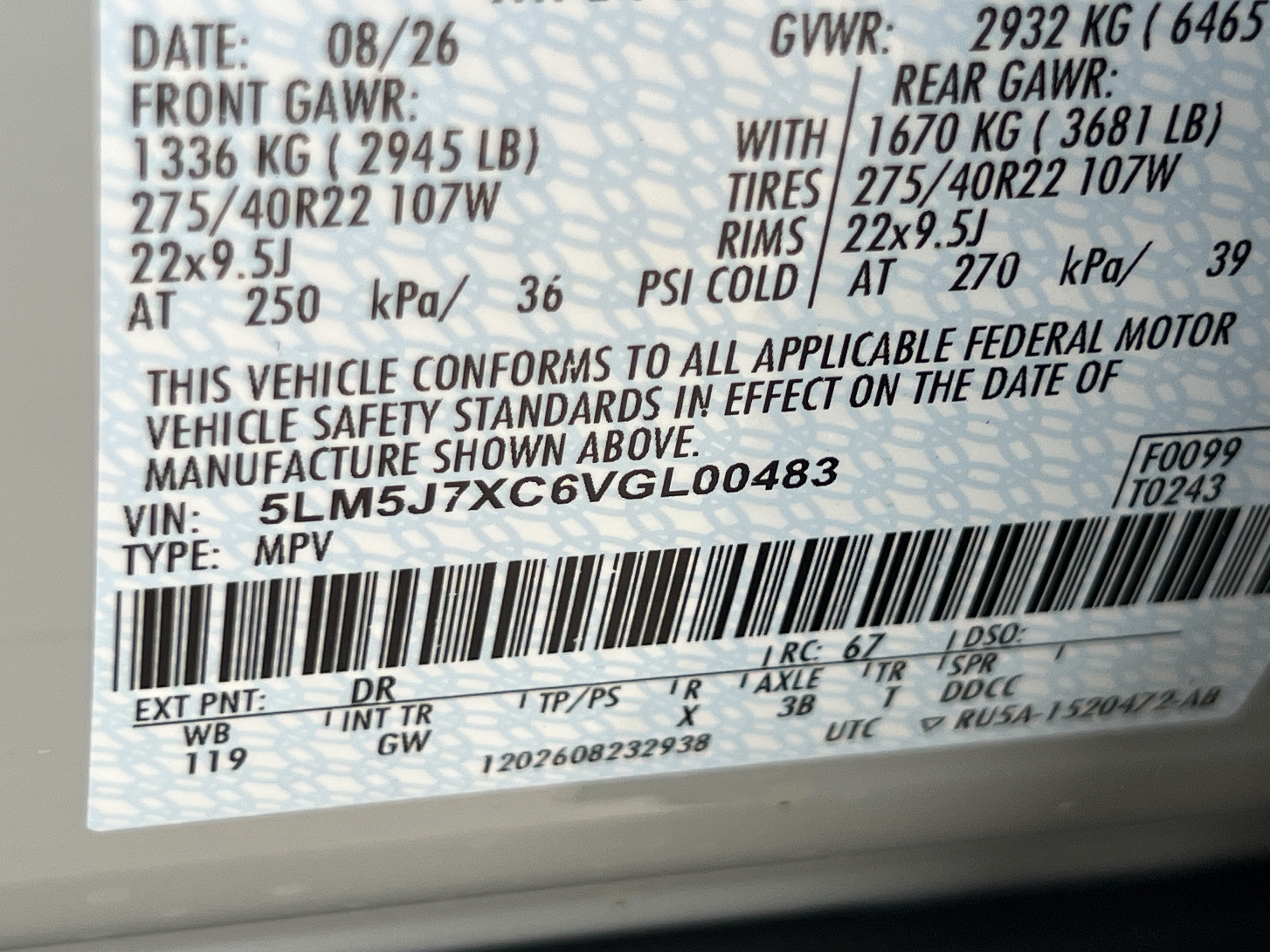 New 2027 Lincoln Aviator Reserve AWD/4WD image 32
