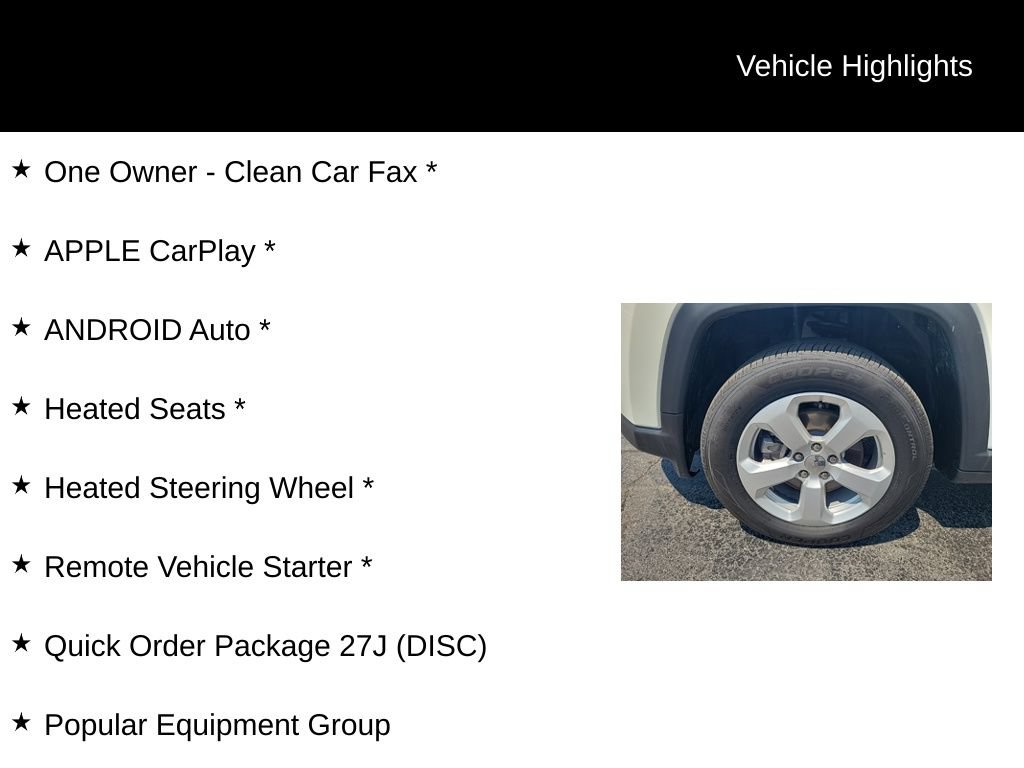 Used 2019 Jeep Compass Latitude w/ Popular Equipment Group AWD/4WD image 11